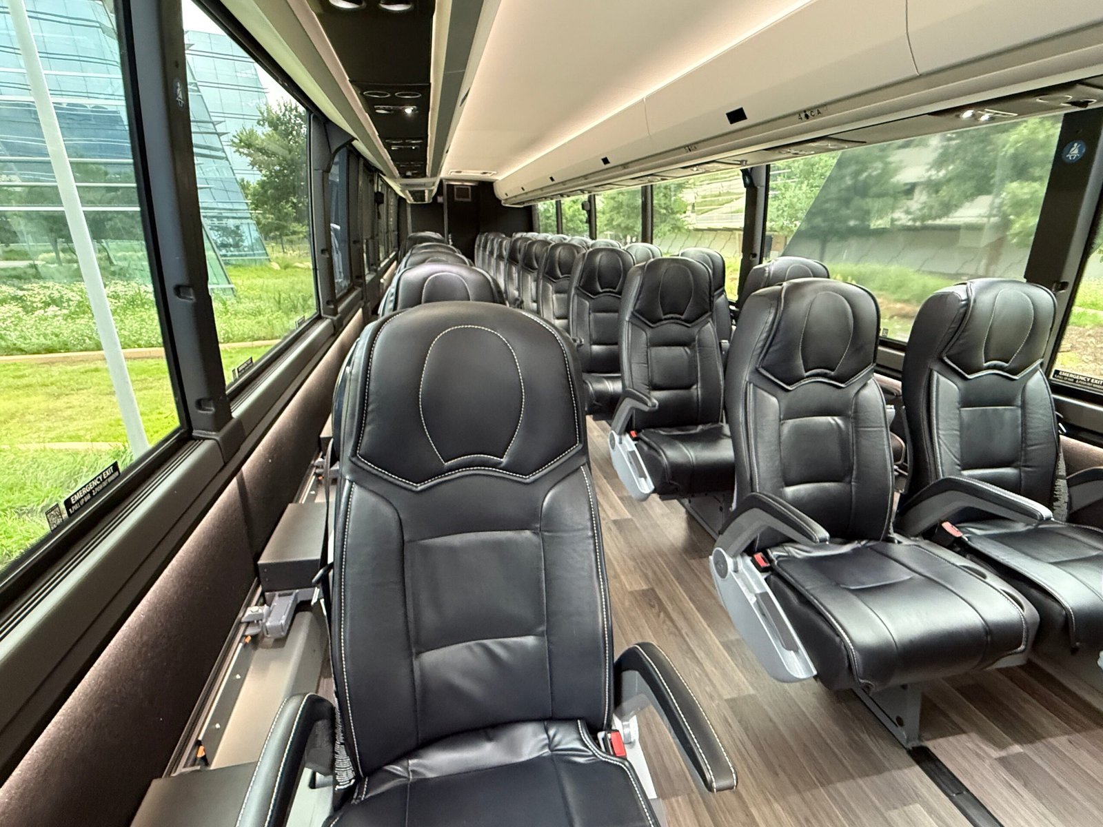 Onboard a Landline bus