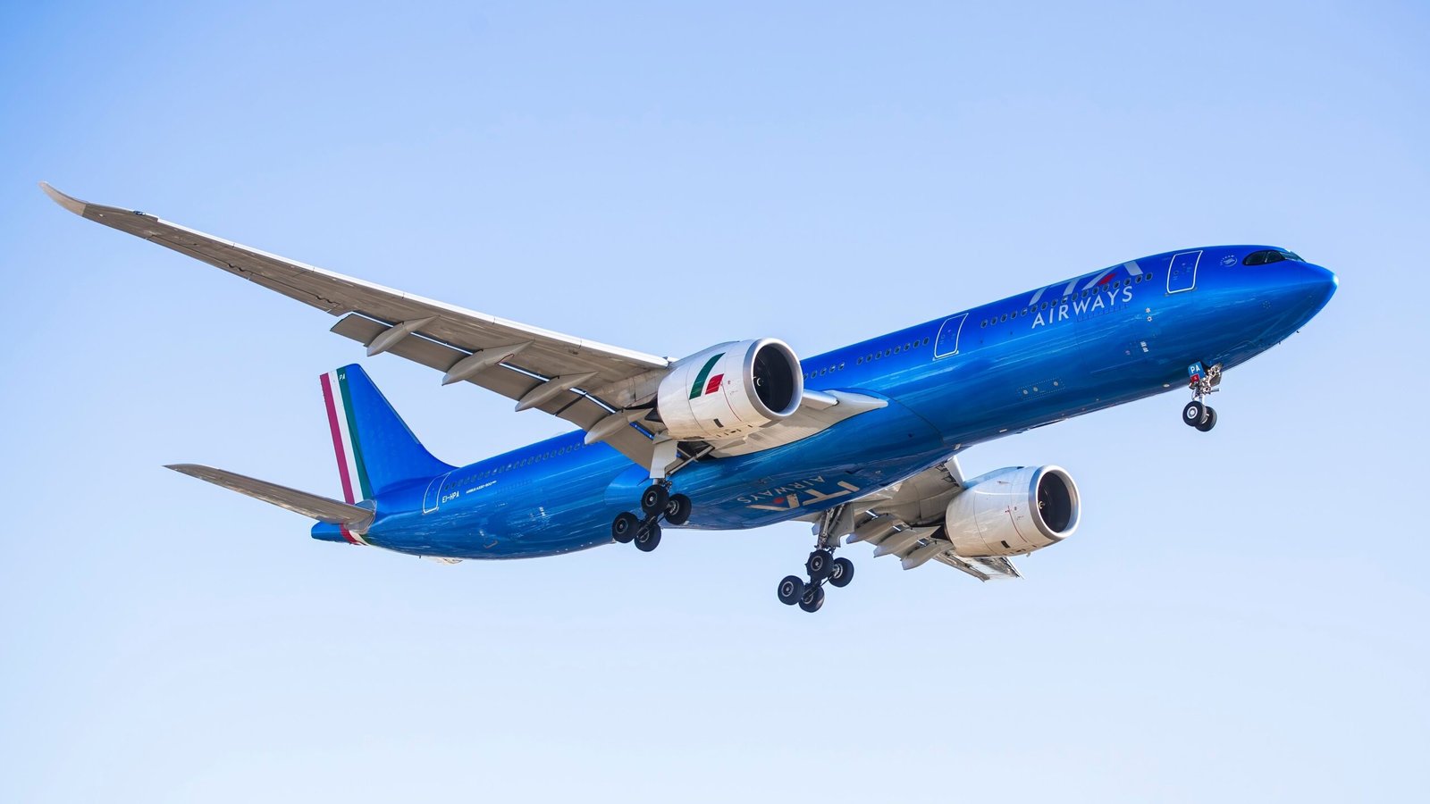 ITA Airways Airbus A330-900 landing at LAX shutterstock_2558491509