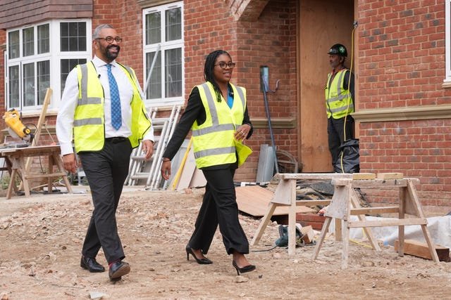 Kemi Badenoch visit to London housing development