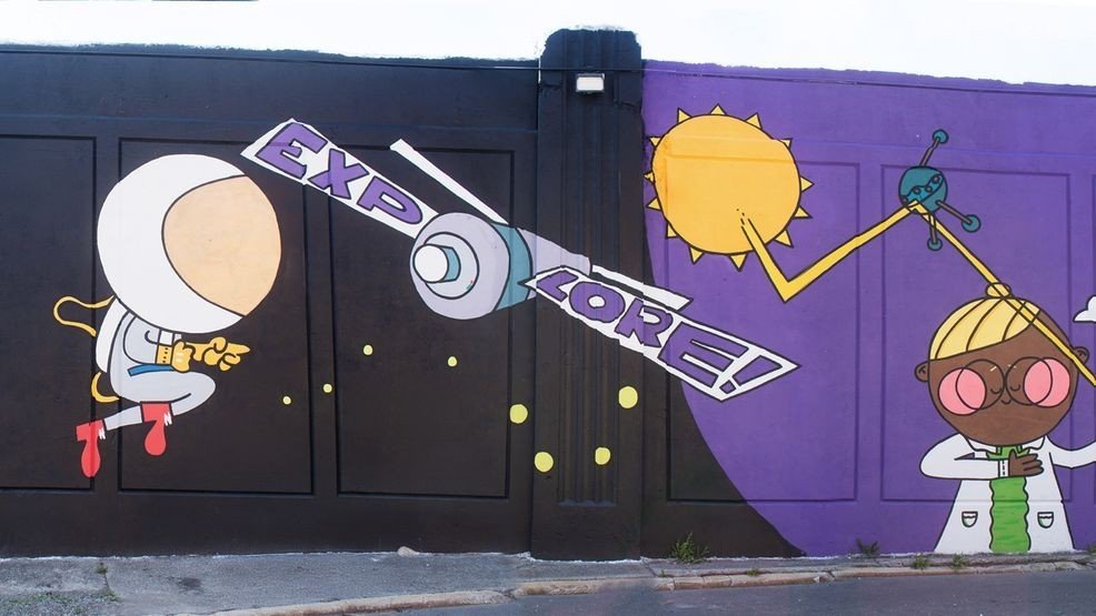 Museum of Science and Technology to unveil massive mural celebrating STEAM education (PHOTO COURTESY OF UNITED WAY CENTRAL NEW YORK)