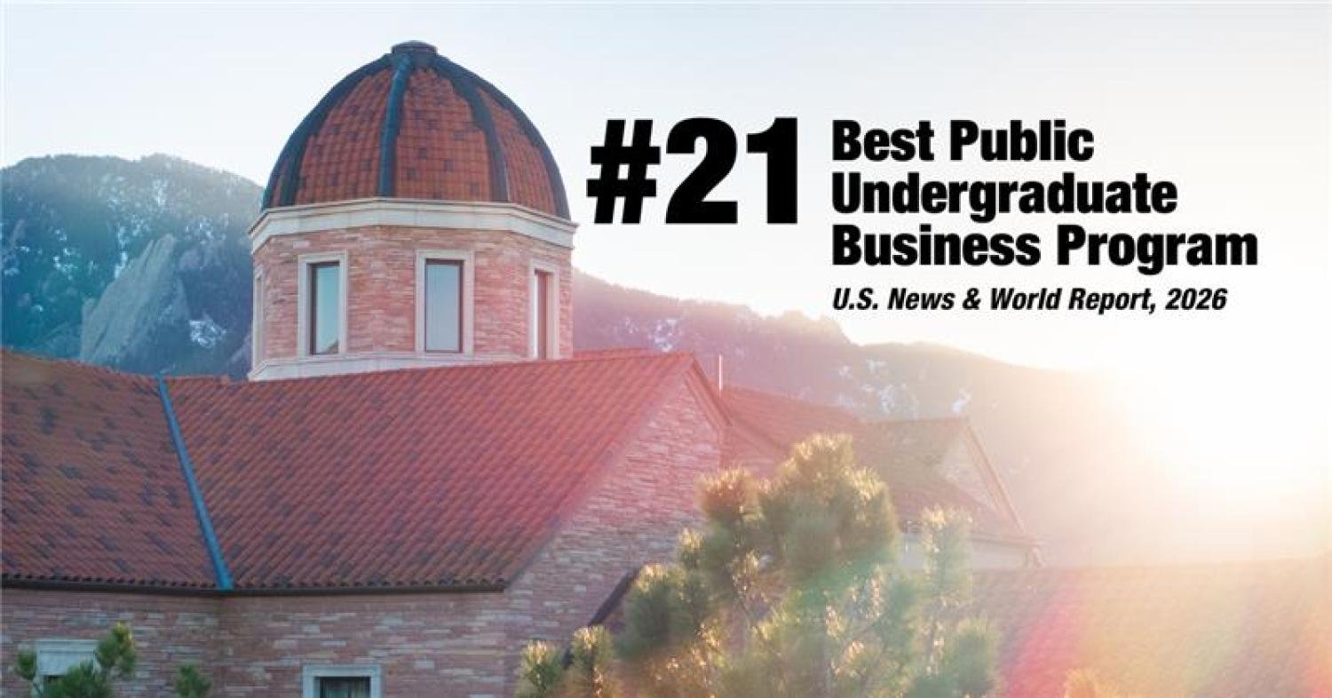 #21 Best Public Business School, US News 2026 rankings